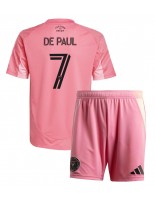 Inter Miami Rodrigo De Paul #7 Kotipaita Lasten 2025-26 Lyhythihainen (+ shortsit)